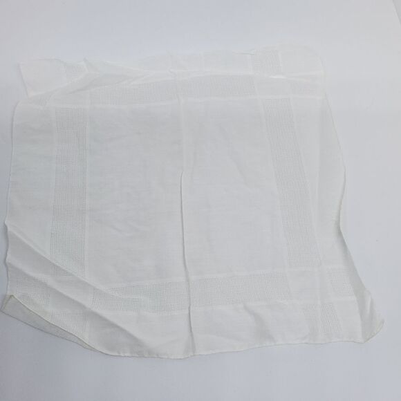 Vintage White Handkerchief  - Picture 6 of 10